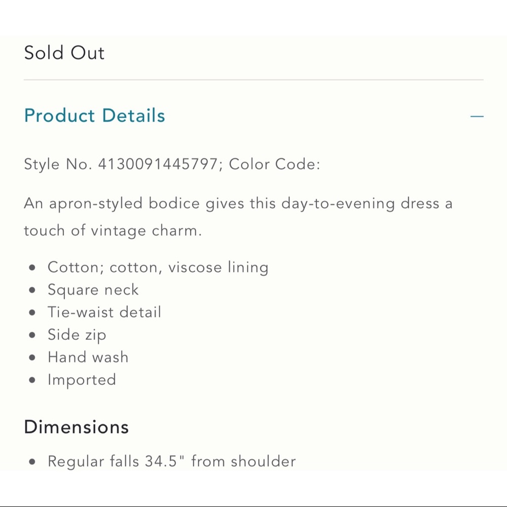 Anthropologie Ingalls Tie-Waist Dress Size 16 NWT (peach) - Picture 9 of 10
